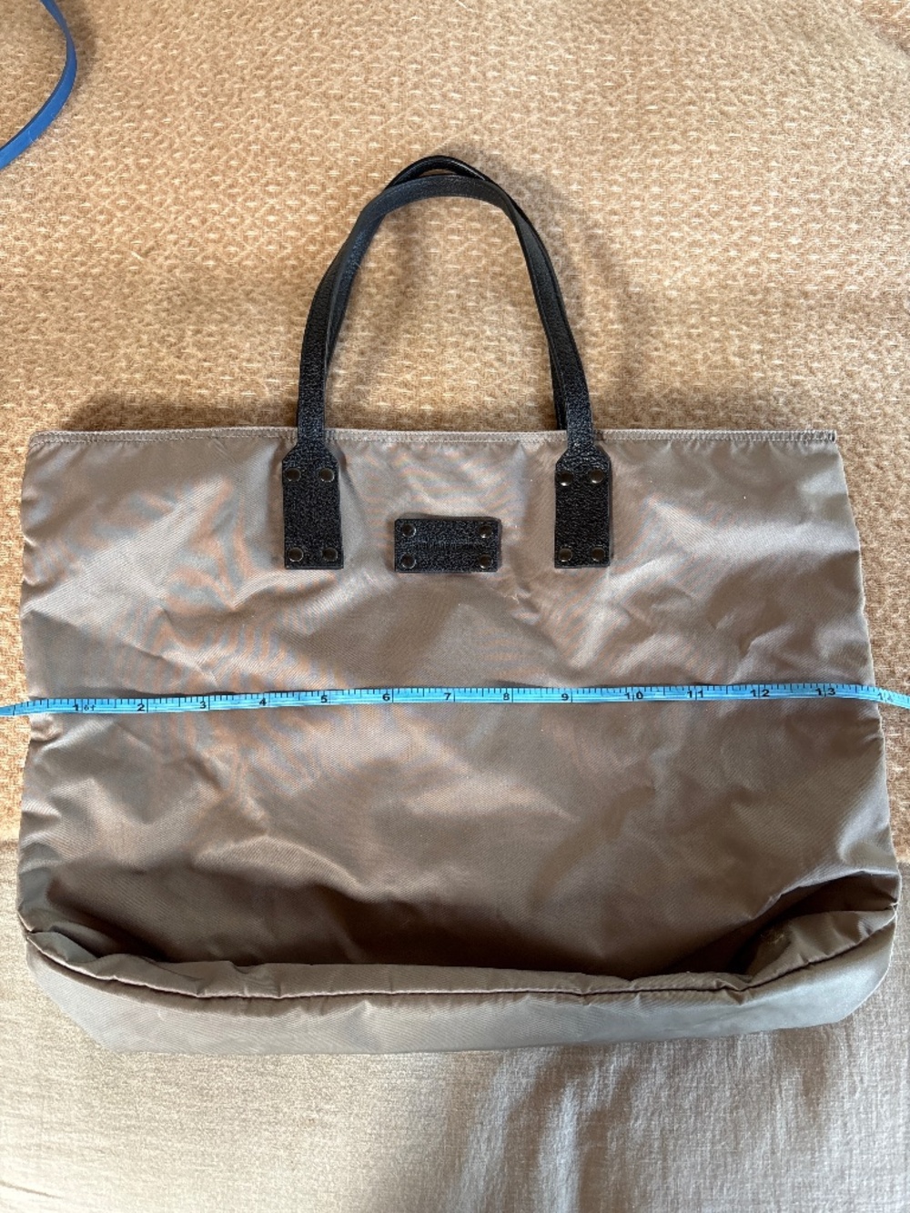 Stephane Verdino- France, nylon carryall / leather straps